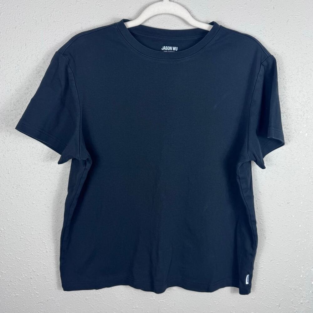 Jason Wu 100% Luxe Feel Black Tee Mens size Medium